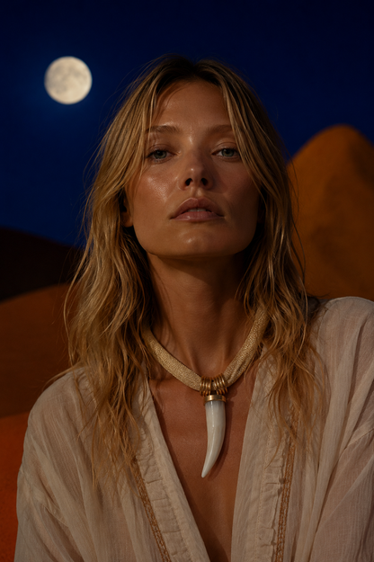 Collier Croc de lune