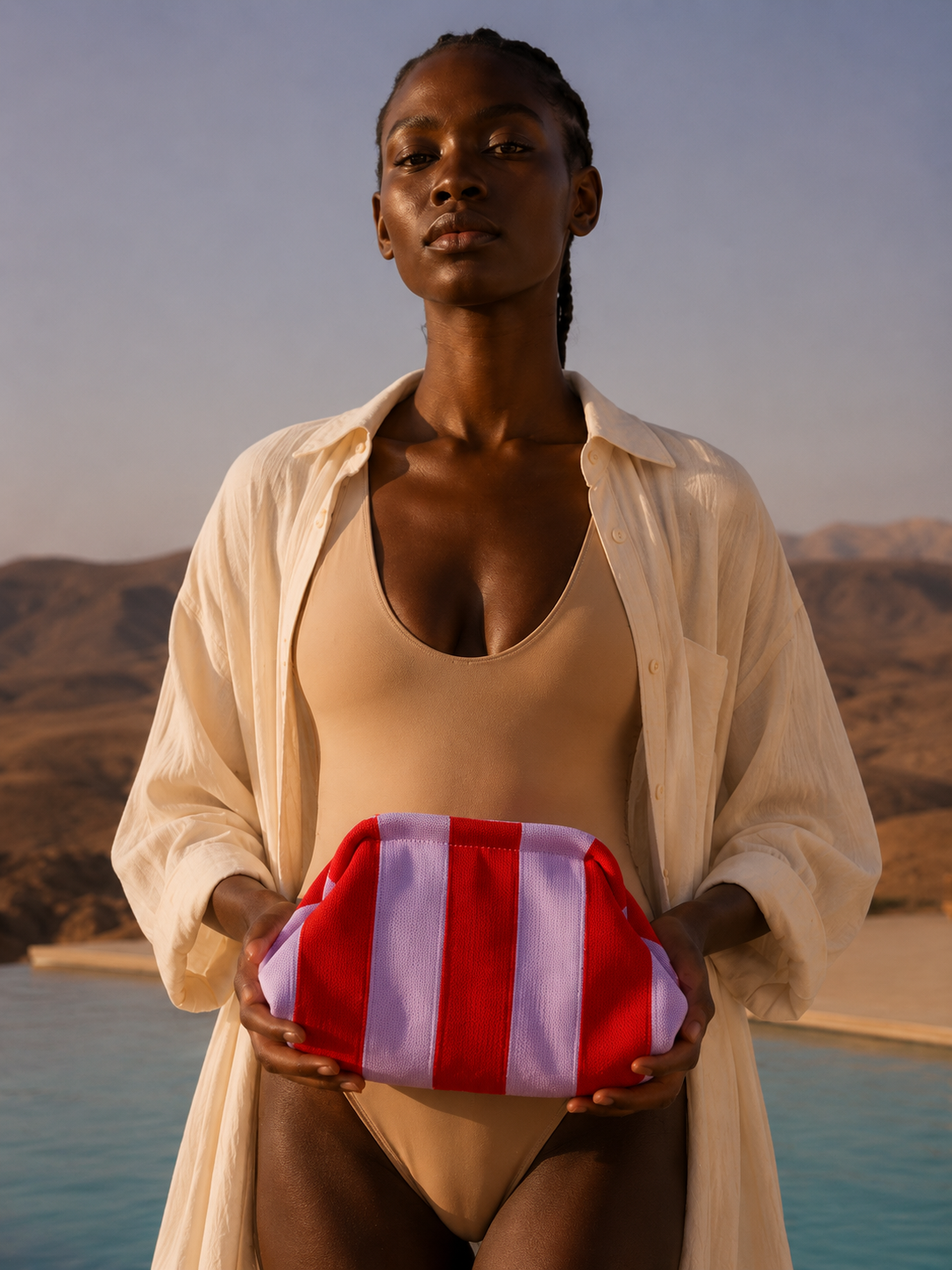 JOYA-Pochette plissée